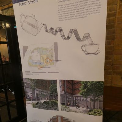 Kerry Lemon's mural for 66 Hammersmith Road