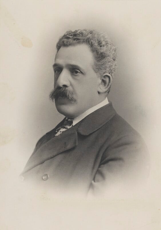 Isidore Gluckstein, one of the founders of J. Lyons & Co., and uncle of Isidore M. Gluckstein Photograph taken c.1880s